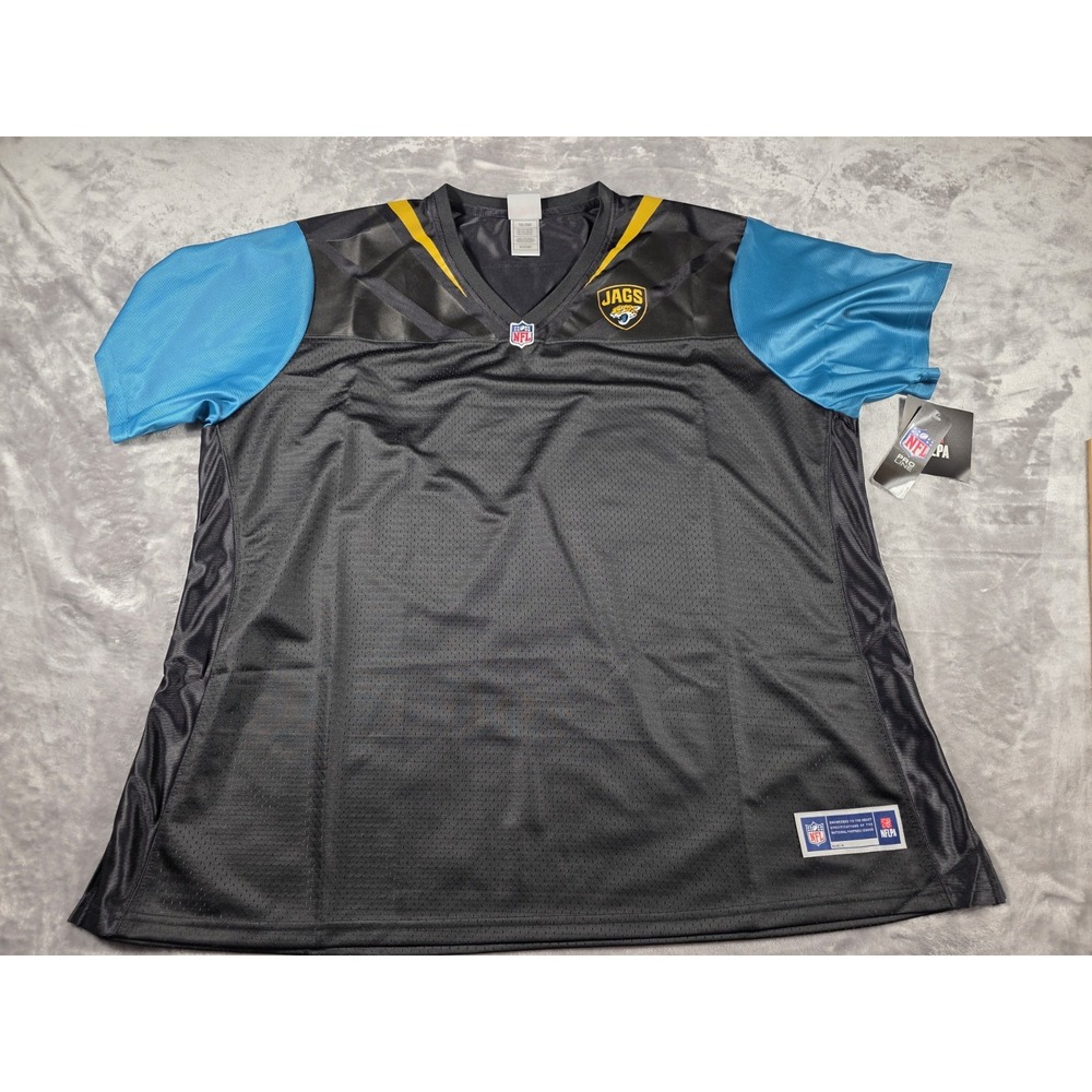 NWT NFL Pro Line Jacksonville Jaguars Blank Jersey Womens 4XL‎
